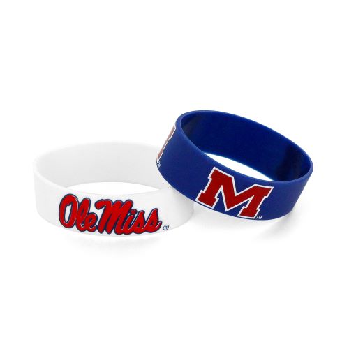 OLE MISS SILICONE BRACELETS (4 PACK)